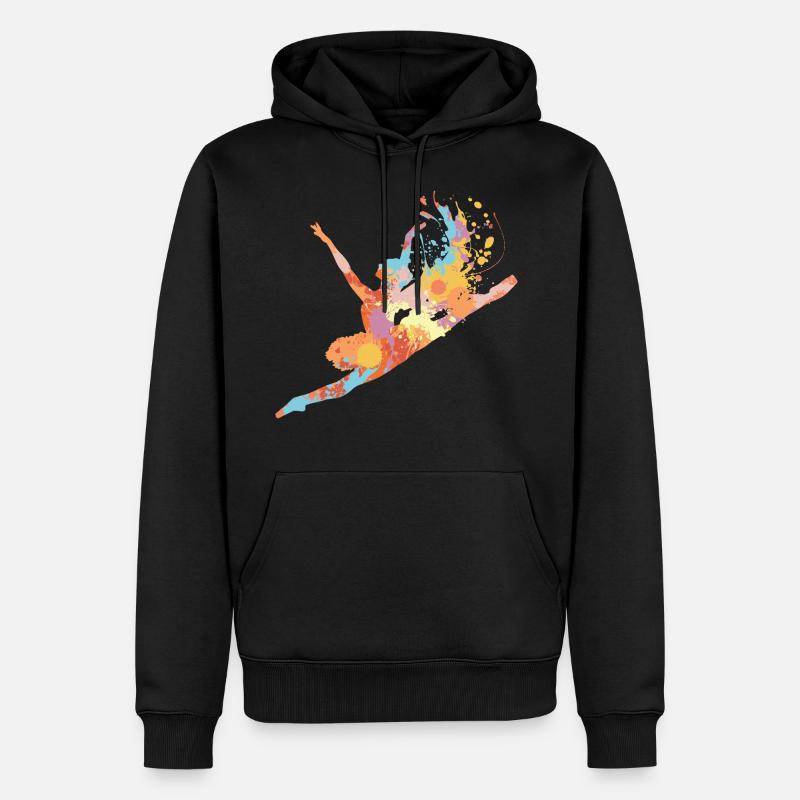 Danseur Danseur - Sweat à capuche Premium bio Homme - noir