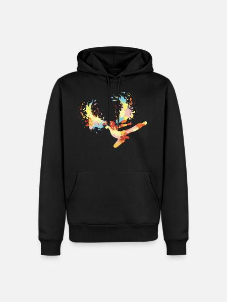 Kung Fu - Sweat à capuche Premium bio Homme - noir