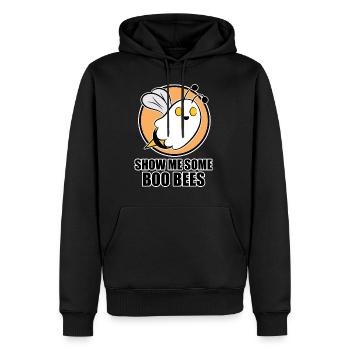 Boo Bees - Halloween Montrez-moi des abeilles Boo - Sweat à capuche Premium bio Homme - noir - Devant - Nico (187cm)