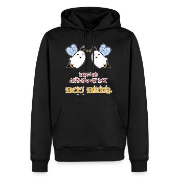 Boo Bees - N'ayez pas peur de mes Boo Bees - Ladies - Sweat à capuche Premium bio Homme - noir - Devant - Nico (187cm)