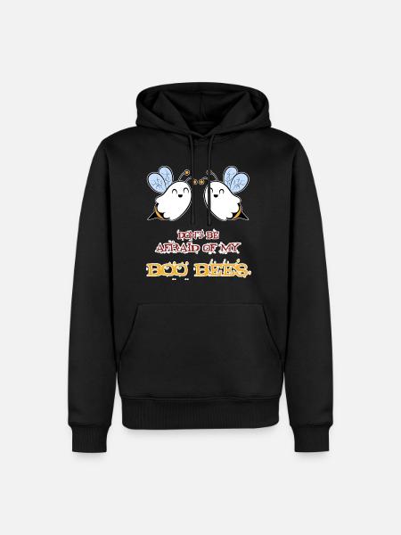 Boo Bees - Don't Be Red for My Boo Bees - Ladies - Premium økologisk hettegenser for menn - svart