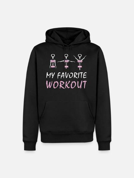 Mädelsabend Sekt - Männer Premium Bio Hoodie - Schwarz