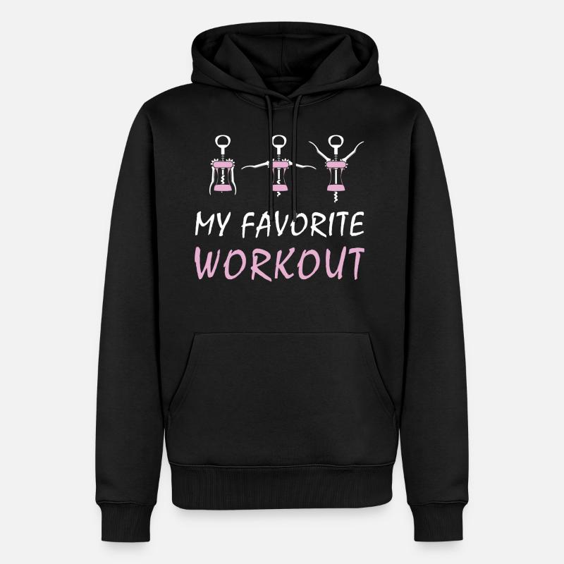 Mädelsabend Sekt - Männer Premium Bio Hoodie - Schwarz
