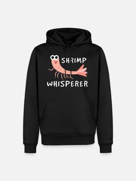 Shrimp whisperer - Men’s Premium Organic Hoodie - black