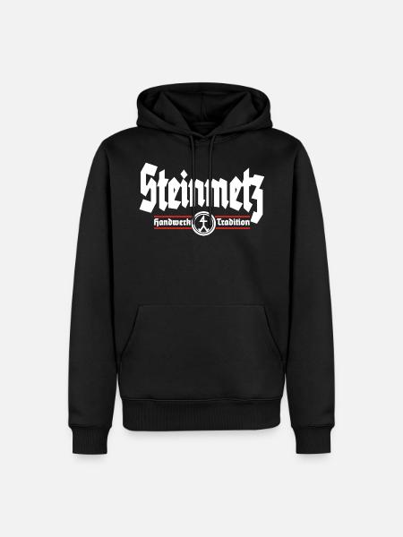 Steinmetz Handwerk+Tradition - Männer Premium Bio Hoodie - Schwarz