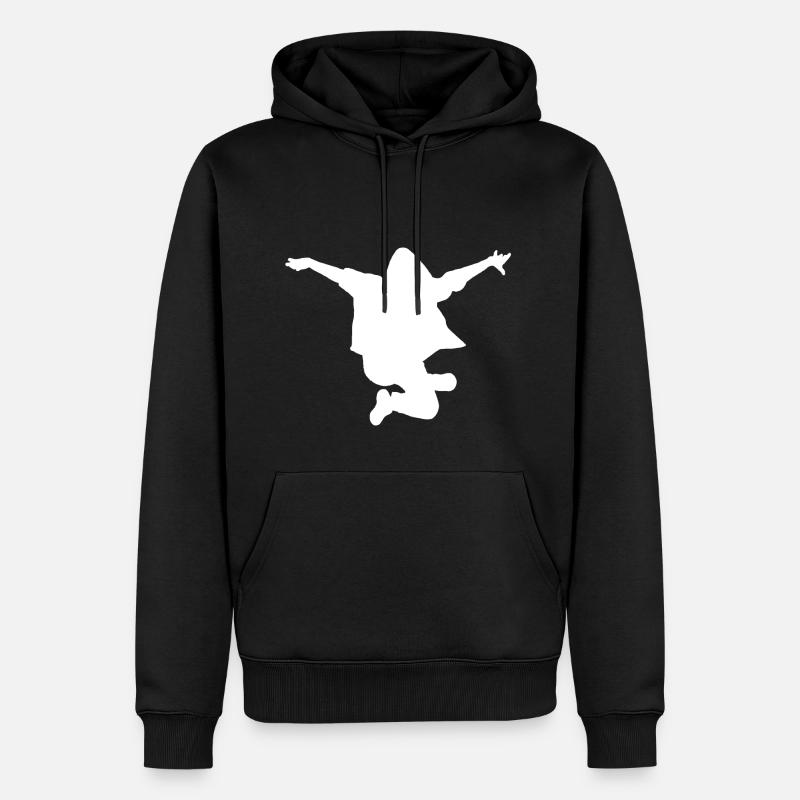 Idée cadeau breakdance - Sweat à capuche Premium bio Homme - noir