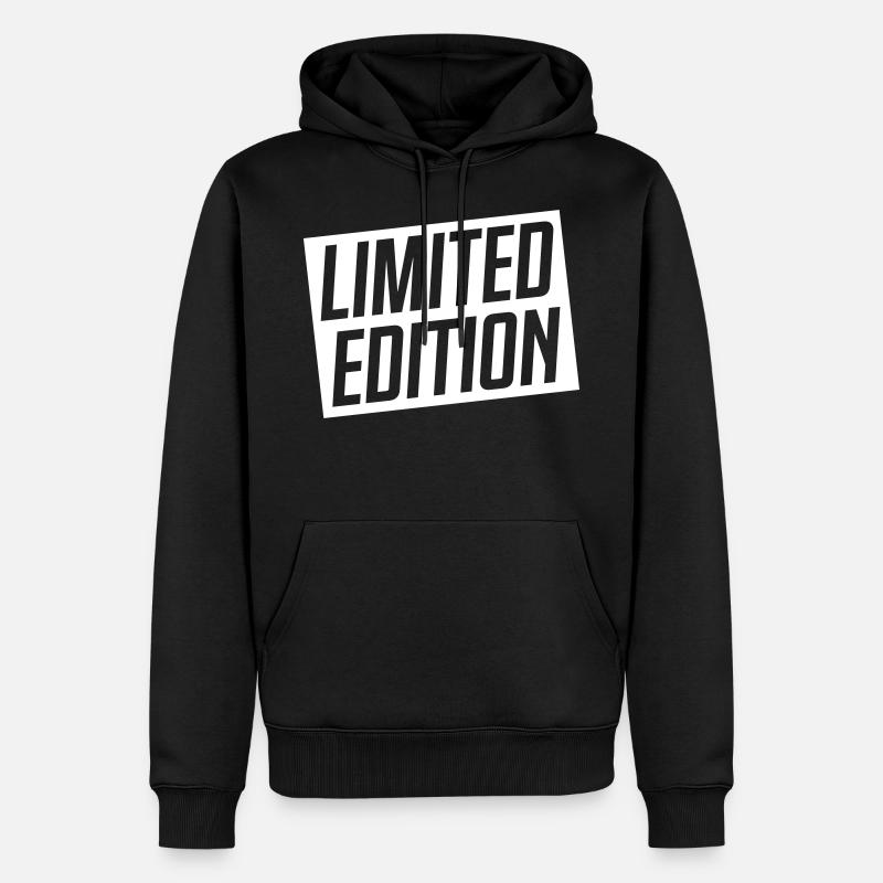 design en édition limitée - Sweat à capuche Premium bio Homme - noir