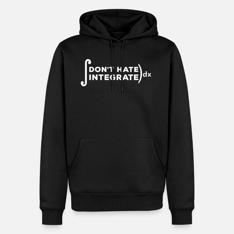 Intégrer les mathématiques - Sweat à capuche Premium bio Homme - noir