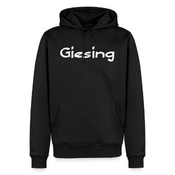 Bayern Giesing bayrisch Motive Geschenk - Männer Premium Bio Hoodie - Schwarz - Vorne - Nico (187cm)