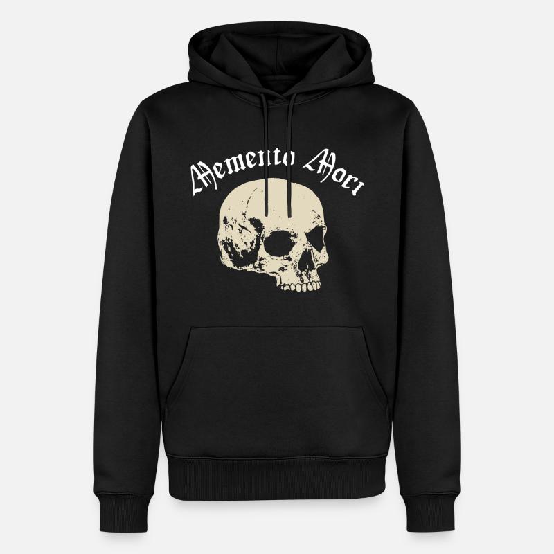 Crâne - Sweat à capuche Premium bio Homme - noir