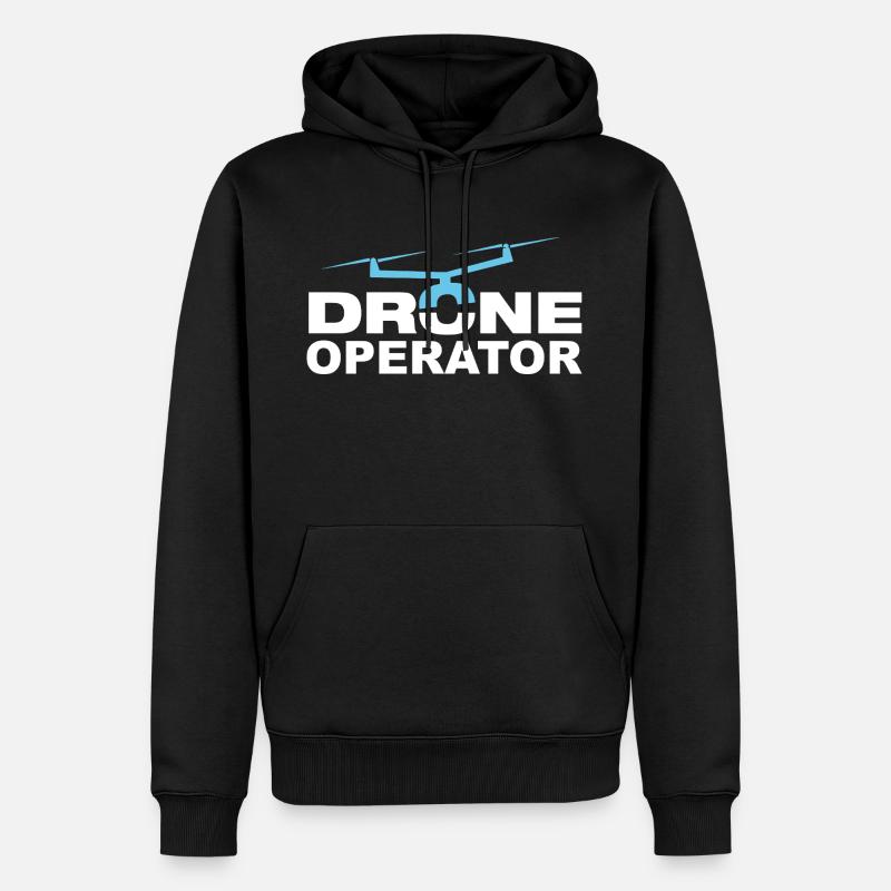 Drone Operator - Männer Premium Bio Hoodie - Schwarz