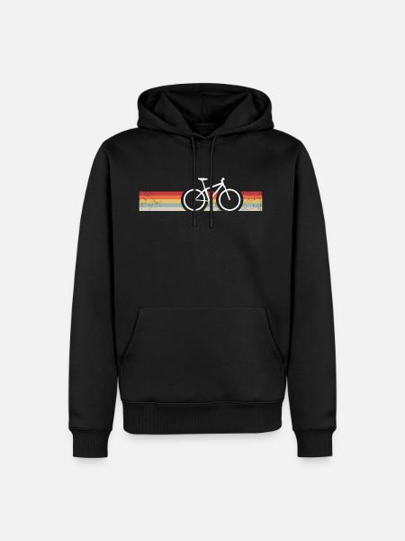 Retro biker - Men’s Premium Organic Hoodie - black