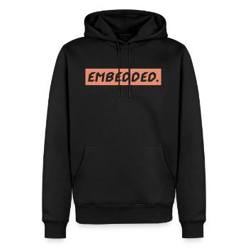 Embedded System - Männer Premium Bio Hoodie - Schwarz - Vorne - Nico (187cm)