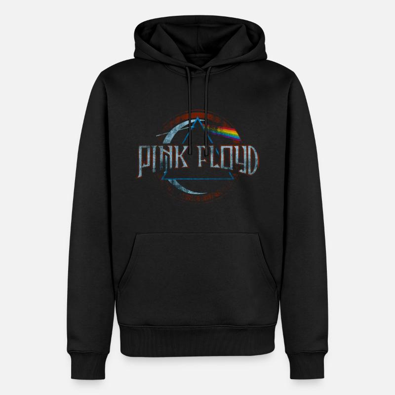 Pink Floyd Prism Logo - Sweat à capuche Premium bio Homme - noir