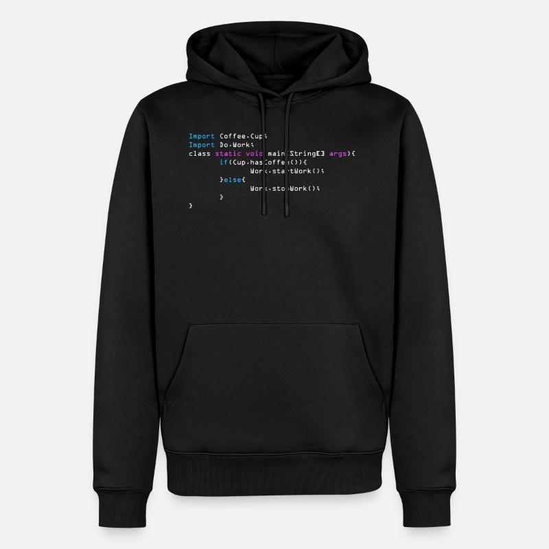 C++ Programmer - Men’s Premium Organic Hoodie - black