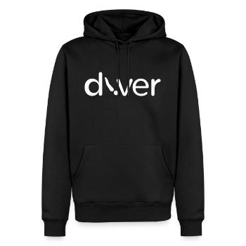 Diver - Taucher - Männer Premium Bio Hoodie - Schwarz - Vorne - Nico (187cm)