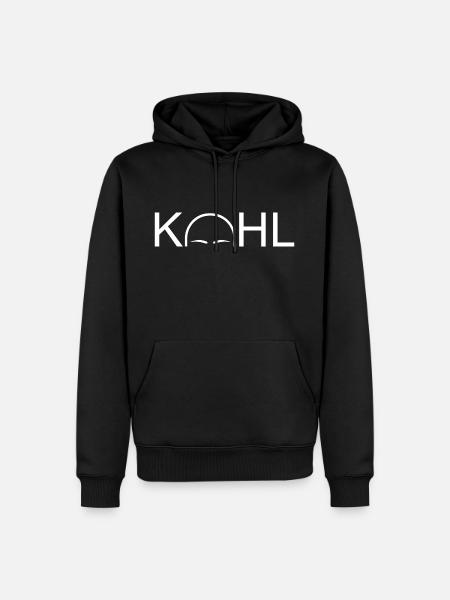 Kahl - Männer Premium Bio Hoodie - Schwarz