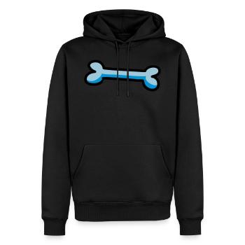 Bunter Knochen Hundeknochen Geschenkidee Hund - Männer Premium Bio Hoodie - Schwarz - Vorne - Nico (187cm)