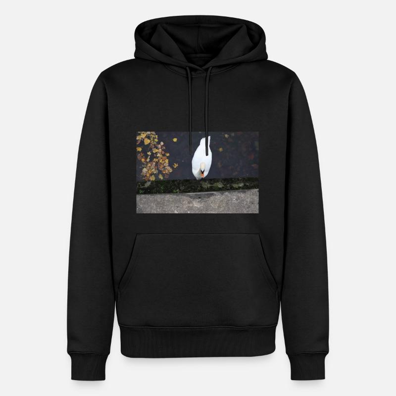 Schwanenleben - Männer Premium Bio Hoodie - undefined