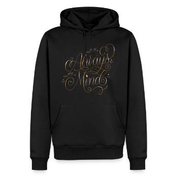 Toujours dans mon - Sweat à capuche Premium bio Homme - noir - Devant - Nico (187cm)