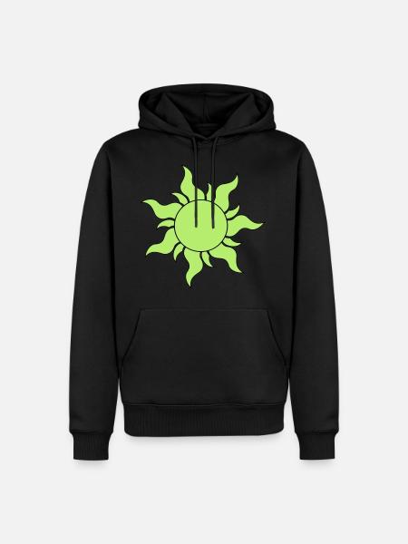 Sun - Men’s Premium Organic Hoodie - black