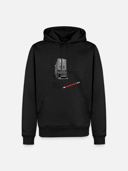 The Land of Green Ginger red - Men’s Premium Organic Hoodie - black