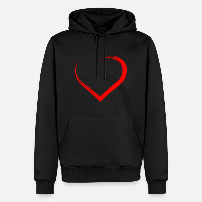 309 Marke - Männer Premium Bio Hoodie - Schwarz