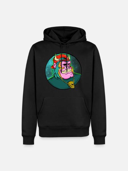 MONSTER - Men’s Premium Organic Hoodie - black