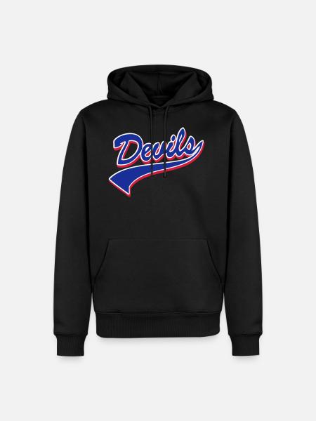 Devils Script Original - Men’s Premium Organic Hoodie - black
