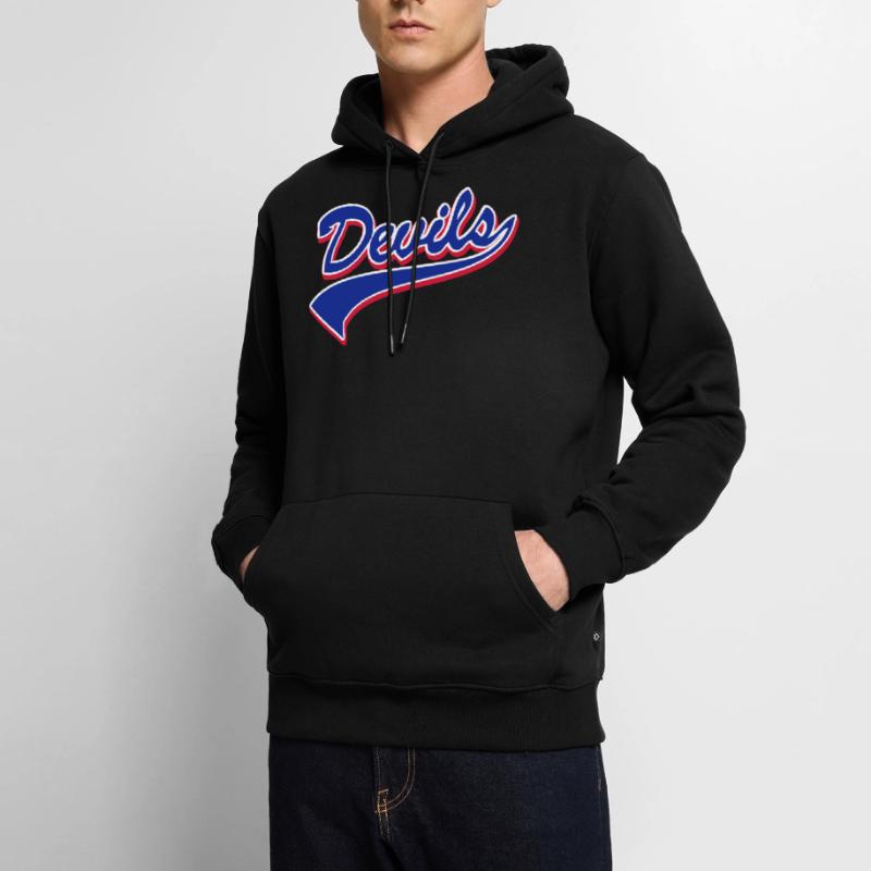 Devils Script Original Männer Premium Bio Hoodie