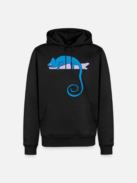 chameleon b - Men’s Premium Organic Hoodie - black