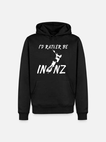 Neuseeland - Männer Premium Bio Hoodie - Schwarz