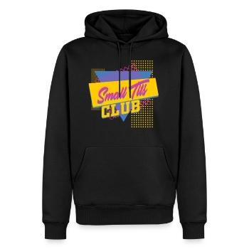 Small Tits Club - Männer Premium Bio Hoodie - Schwarz - Vorne - Nico (187cm)