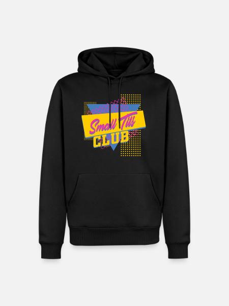 Small Tits Club - Männer Premium Bio Hoodie - Schwarz