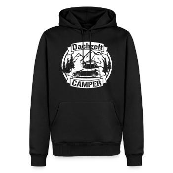 Dachzelt CAMPER - Geschenk für alle mit Dachzelt - Männer Premium Bio Hoodie - Schwarz - Vorne - Nico (187cm)