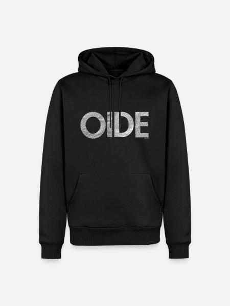 OIDE - Männer Premium Bio Hoodie - Schwarz