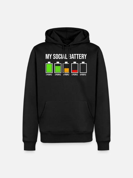 Funny nerd geek computer scientist saying gift - Men’s Premium Organic Hoodie - black
