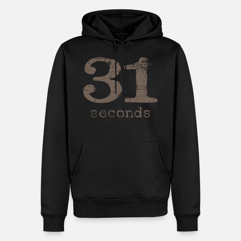 DNB | 31 secondes | Andy C Oldskool Junglist - Sweat à capuche Premium bio Homme - noir