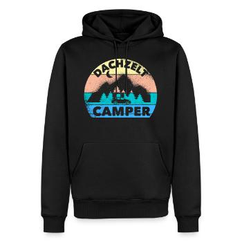 Dachzelt Camper | Hartschalendachzelt Geschenk - Männer Premium Bio Hoodie - Schwarz - Vorne - Nico (187cm)