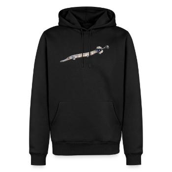 Trumpet - Trumpet - poisson trompette - Männer Premium Bio Hoodie - Schwarz - Vorne - Nico (187cm)