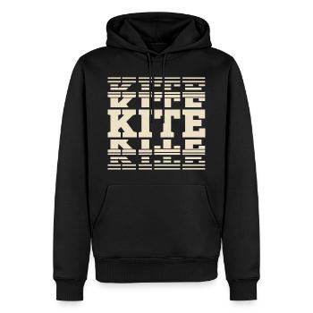Kitesurfen Kitesurf Kitesurfer Kiteboard - Sweat à capuche Premium bio Homme - noir - Devant - Nico (187cm)