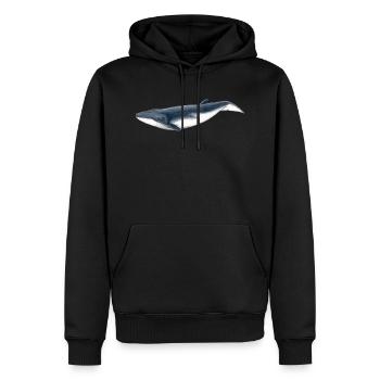 Bebe Baby-Bryde-Wal - Bebe baleine - Männer Premium Bio Hoodie - Schwarz - Vorne - Nico (187cm)