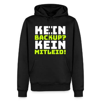 Informatiker Informatik Programmierer Entwickler - Männer Premium Bio Hoodie - Schwarz - Vorne - Nico (187cm)