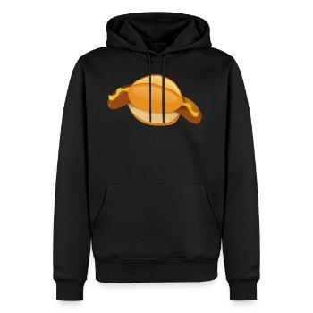 grilles bratwurst fried sausage grillen - Sweat à capuche Premium bio Homme - noir - Devant - Nico (187cm)
