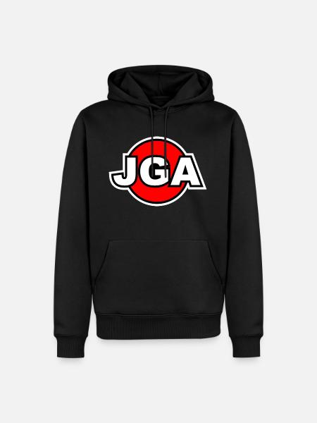 JGA - Männer Premium Bio Hoodie - Schwarz