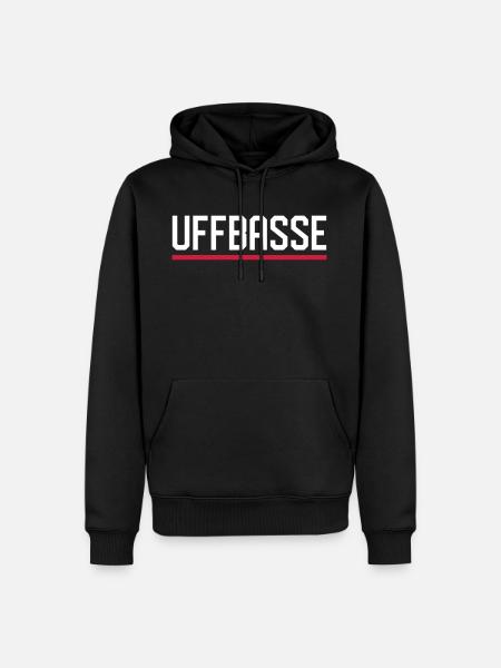 UFFBASSE - Männer Premium Bio Hoodie - Schwarz
