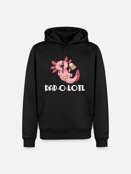 Fars dag gave til far til mænds dag - Herre Premium økologisk hoodie - sort