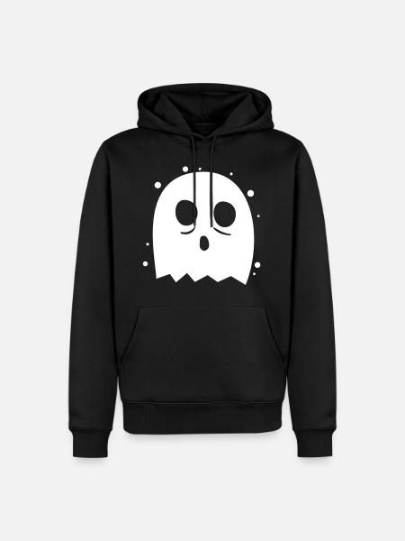 ghost - Men’s Premium Organic Hoodie - black