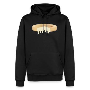 reblochon - Sweat à capuche Premium bio Homme - noir - Devant - Nico (187cm)