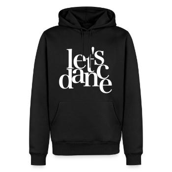 Dansons - Dance Fashion - Sweat à capuche Premium bio Homme - noir - Devant - Nico (187cm)
